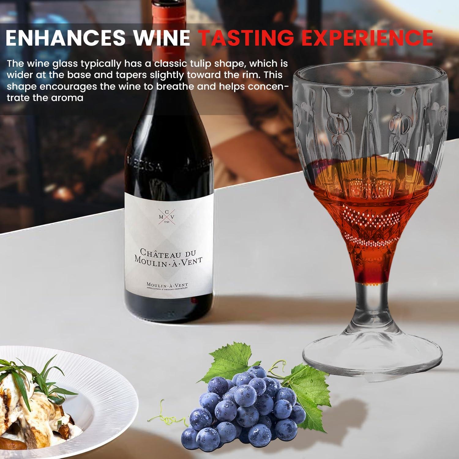Limitless Wine Glass – Elegant and Durable Crystal Glass | 130ml Capacity |
