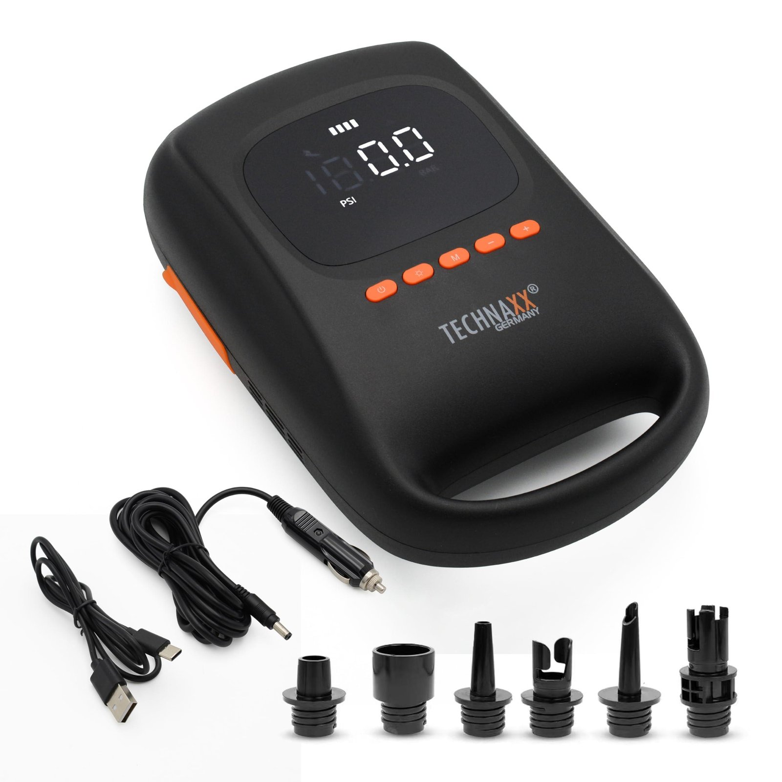 Technaxx SUP Battery Air Pump with Power Bank Function 7500 mAh